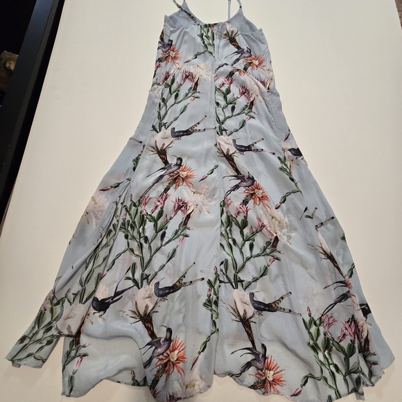 AllSaints Essey Senja Dress Viscose Shift V-neck  Sleeveless Size 2 - Picture 12 of 13